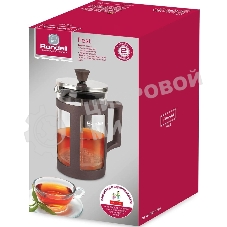 Френч-пресс Rondell Fest RDS-1296, 0.6 л, коричневый