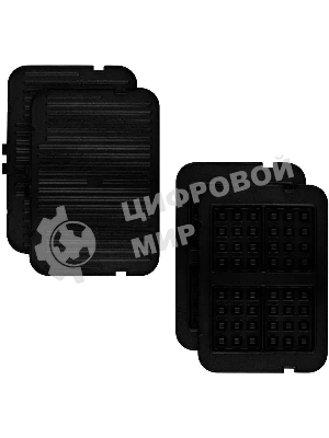 Гриль электрический Kitfort КТ-1682 черный/серебристый