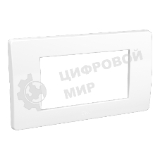 Рамка на 4 модуля DKC RAL9010 белая