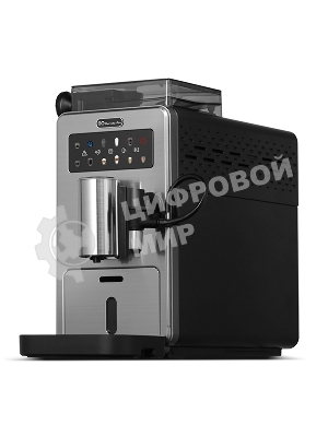 Кофемашина автоматическая BQ CM9003 серебристый/черный, исп. кофе - зерновой, 2 л, 1450 Вт, 15 бар