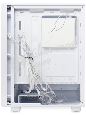 Компьютерный корпус HSPD M510, Mesh Mid Tower, белый, TG, 0.5 SPCC, 4x120мм ARGb ATX, mATX, mITX 180/280/160мм 1x2.5