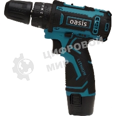 Дрель-шуруповерт OASIS ASU-12S, 12 В, 2 Ач, 30 Нм, щеточный