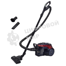 Пылесос Polaris PVC 2003RI серый/красный, 500/2000 Вт, уборка сухая, пылесборник контейнер 2.5 л