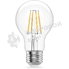 Лампа филам. Gauss Filament 11Вт цок.:E27 груша св.свеч.бел.нейт. (упак.:10шт) (22221)