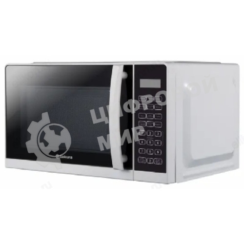 Микроволновая печь Sakura SA-7052W белый, 20 л, 700 Вт, переключатели - сенсор