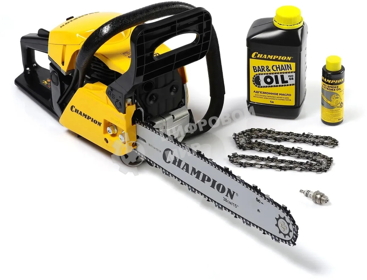 Бензопила Champion 246-15 1.9Вт 2.6л.с. дл.шины:16
