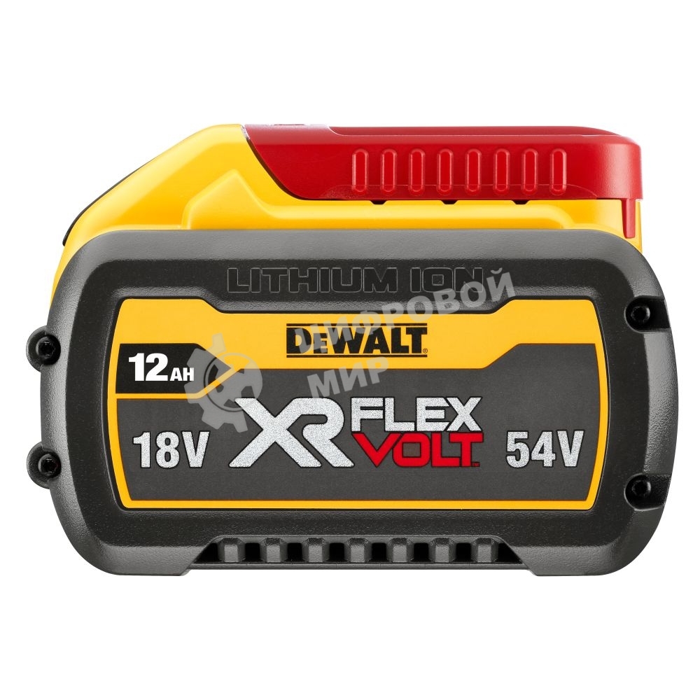 Аккумулятор DeWalt DCB548-XJ 54 В XR FLEXVOLT Li-Ion, нарпяжение: 18 и 54 В, 12.0 А·ч, XR 18.0 В