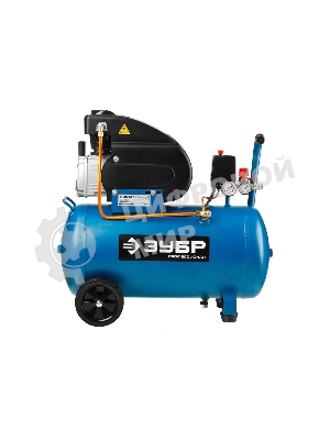 Компрессор поршневой Зубр ЗКПМ-240-50-1.5 воздушный масл. прямой привод 240л/мин 50л 8атм 1500Вт