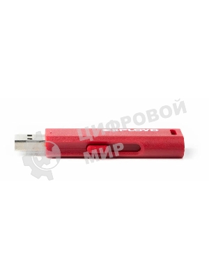 Флешка USB Exployd 580 Red (EX-32Gb-580-Red), 32Gb, USB 2.0, R/W 15/8, красный