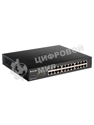 Коммутатор D-Link DGS-1100-24PV2/A3A, 24×1 Гбит/с, настраиваемый