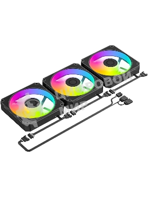 Система водяного охлаждения ID-Cooling SL360 V2 ARGB черный, алюминий/медь, 2500 об/мин, 31 дБ, 4 pin, 350 Вт