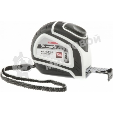 Рулетка Matrix Autostop, 5 м х 19 мм, двухкомпонентный корпус, автоматическая фиксация, PRO