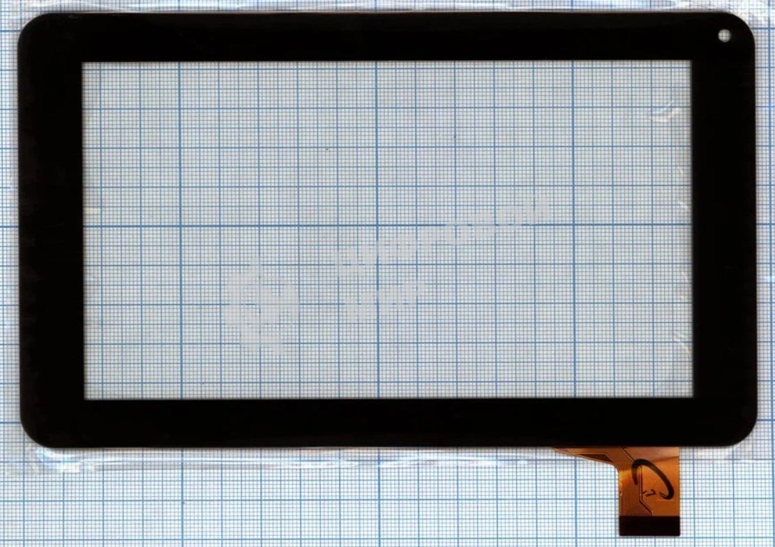 Сенсорное стекло (тачскрин) FM700405KD, черное