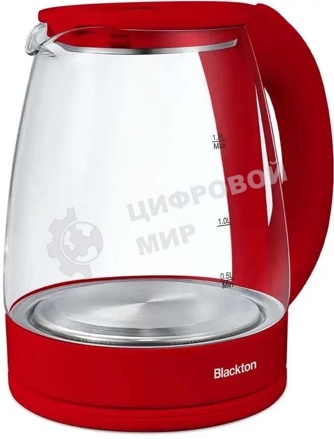 Чайник электрический Blackton Bt KT1800G Red. Мощность: 1500 Вт, Максимальный объем: 1.8 л