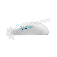 Мышь беспроводная/проводная ASUS ROG Harpe Ace Aim Lab Edition белый, 36000 dpi, радиоканал, Bluetooth, USB, кнопки - 5