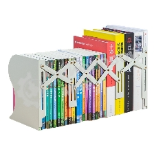 Подставка-ограничитель для книг Deli 78631GREY серый