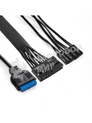 Компьютерный корпус Minitower ExeGate BAA-113U-UNS450 (mATX, БП UNS450 с вент. 12см, 2хUSB+1хUSB 3.0, аудио, черный)