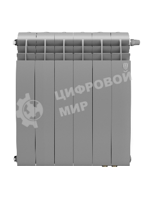 Радиатор Royal Thermo BiLiner 500 Silver Satin VR80 - 6 секц.