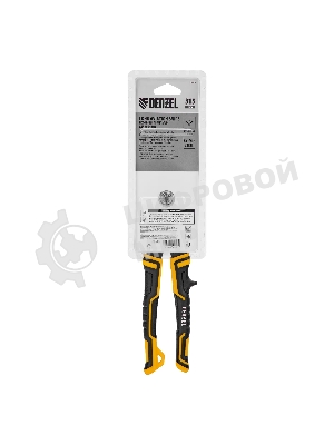 Ножницы по металлу Denzel, 315мм, прямой проходной рез,сталь-CrMo, трехкомп.рук-ки