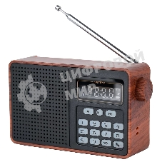 Радиоприемник PERFEO (PF_D0573) ALPINIST, коричневый