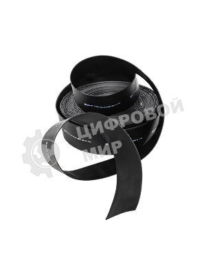 Трубка термоусаживаемая ТУТ нг 50/25 черная рулон EKF PROxima