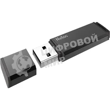 Флешка USB Netac U351 (NT03U351N-032G-32BK), 32Gb, USB 3.0, R/W 110/45, черный