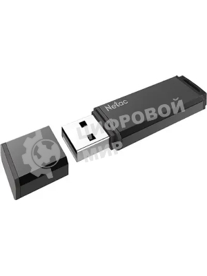 Флешка USB Netac U351 (NT03U351N-032G-32BK), 32Gb, USB 3.0, R/W 110/45, черный