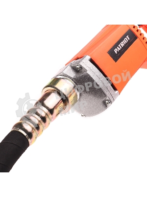 Вибратор для бетона глубинный PATRIOT CV 105, мощность 1000Вт, 7000кол/мин, гибкий вал с наконечником в комплекте
