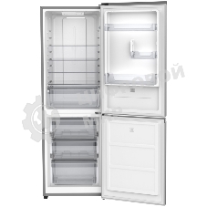 Холодильник Willmark RFN-425NFGB черный двухкамерный 201/80л морозилка снизу, No Frost