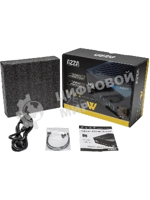 Блок питания, Azza, PSAZ-750W, 750Вт, 80 PLUS bronze, 120мм, черный