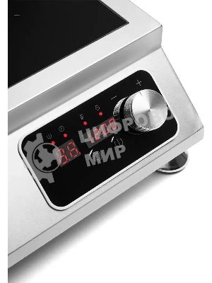 Плита настольная индукционная Kitfort КТ-143 серебристый/черный стеклокерамика (настольная)