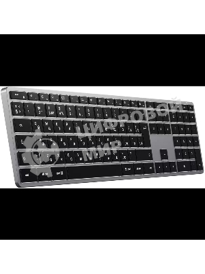 Клавиатура Satechi Slim X3 беспроводная, Bluetooth, серый