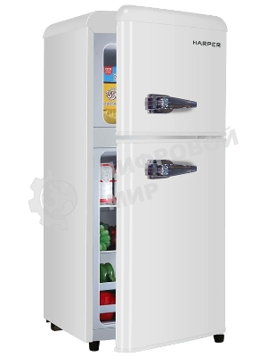 Холодильник Harper HRF-T120M белый двухкамерный 80/38л морозилка сверху