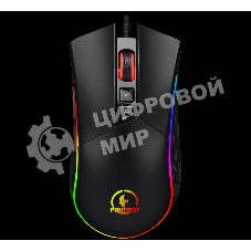 Мышь проводная Jet.A Panteon PS80 черный, 5000 dpi, USB, кнопки - 9