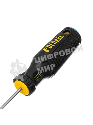 Отвертка Denzel SL3х100 мм, S2, 3к рукоятка