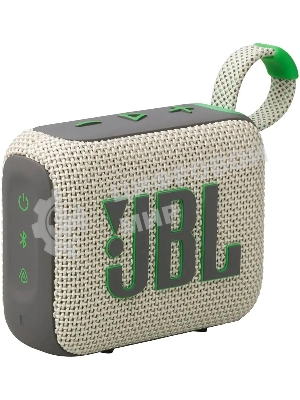 Портативная акустика JBL Go 4 бежевый/зеленый 4.2W 1.0 BT 850mAh