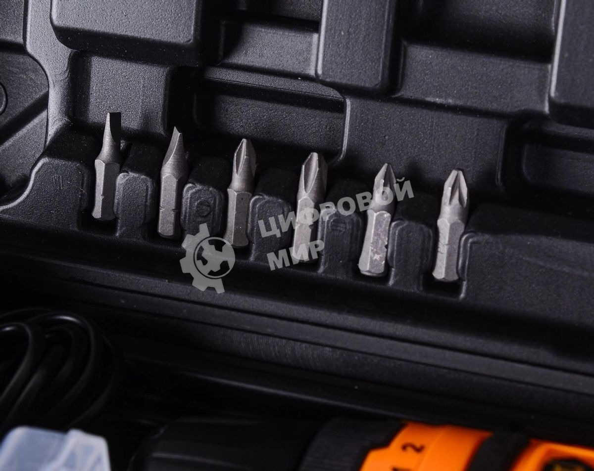 Дрель-шуруповерт аккумуляторная Вихрь ДА-16Л-2КА 72/14/49, Аккумуляторная, 16В, 2 АКБ, Кейс