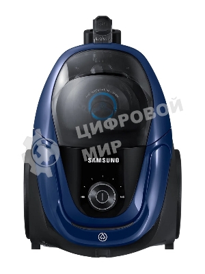 Пылесос Samsung SC18M3120VB синий, 380/1800 Вт, уборка сухая, пылесборник контейнер 2 л