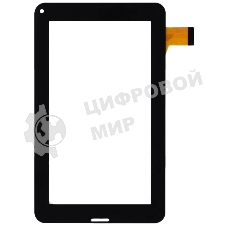 Сенсорное стекло (тачскрин) FM703906KD, черное