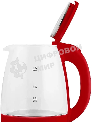 Чайник электрический Blackton Bt KT1800G Red. Мощность: 1500 Вт, Максимальный объем: 1.8 л