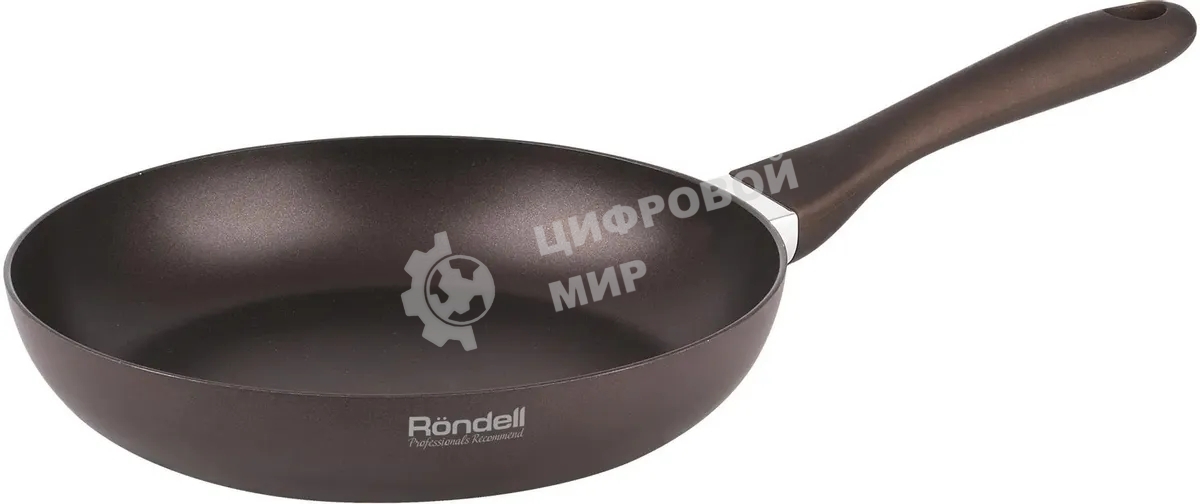 Сковорода Rondell Grillage RDA-1431, 28см, без крышки, коричневый