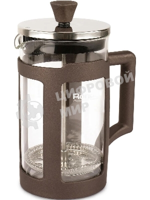 Френч-пресс Rondell Fest RDS-1296, 0.6 л, коричневый