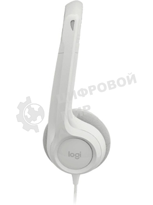 Гарнитура Logitech H390 белый, проводная, USB