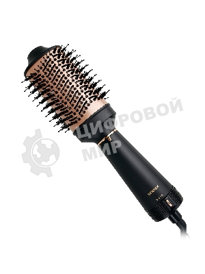 Фен-щетка Centek CT-2062 черный/золотистый, 1200 Вт, 80 мм, ионизация