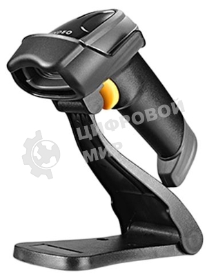 Сканер штрих-кода ручной Mindeo 2D MD6600-SR 2D имидж, проводной, 100 скан/сек, USB с подставкой, черный