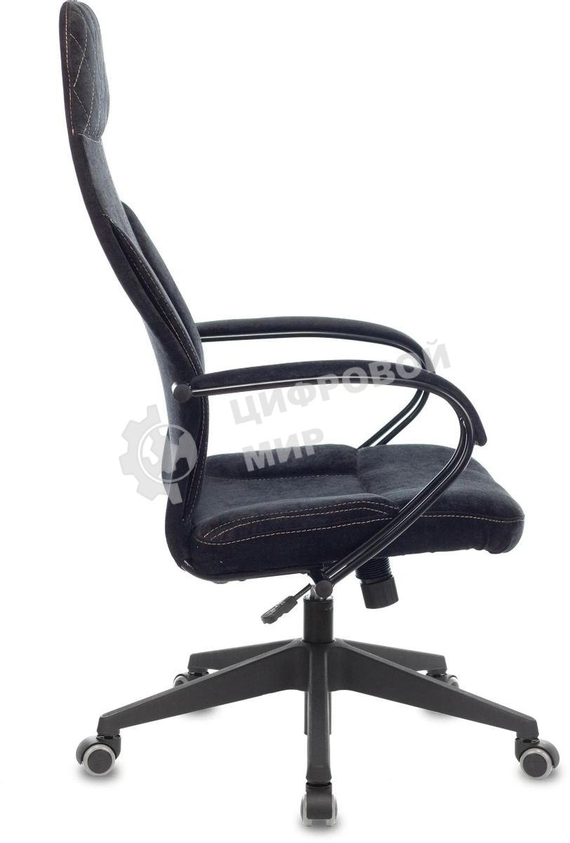Кресло руководителя Бюрократ CH-608 Fabric черный Light-20 крестовина пластик