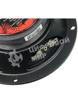 Колонки автомобильные Kicx Gorilla Bass GBL65 200Вт 90дБ 4Ом 16см (6.5дюйм) (ком.:2кол.) широкополосные однополосные