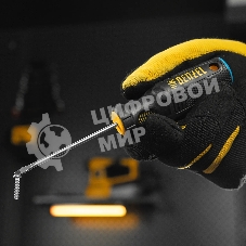 Отвертка Denzel SL3х75 мм, S2, 3к рукоятка