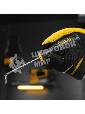 Отвертка Denzel SL3х75 мм, S2, 3к рукоятка