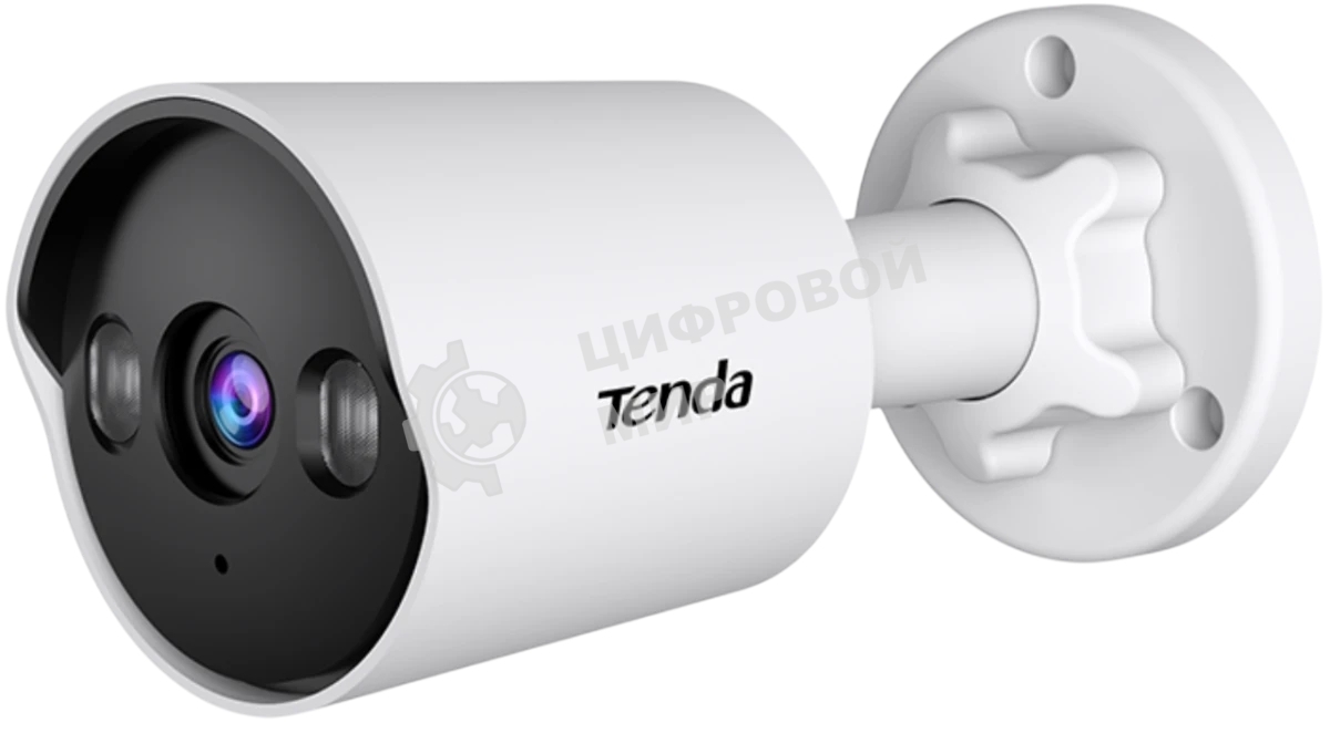 Камера видеонаблюдения цилиндрическая уличная, CMOS, 4Мп, PoE, ночная съемка, датчик движения, IP67